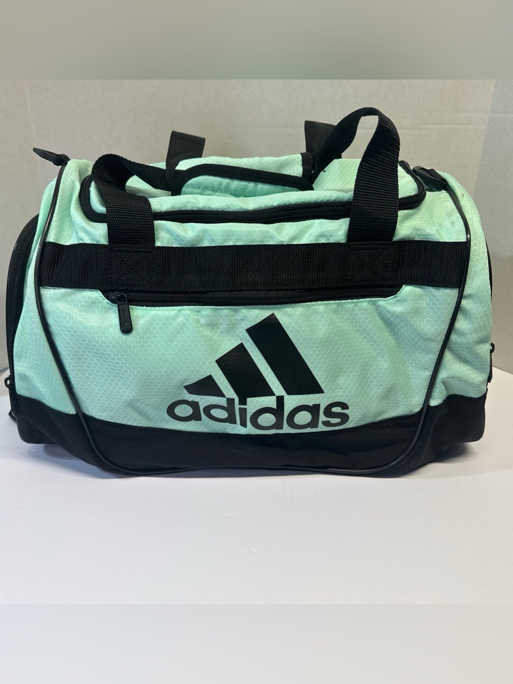 Adidas Defender III Medium Gym Duffle Bag Mint Green And Black